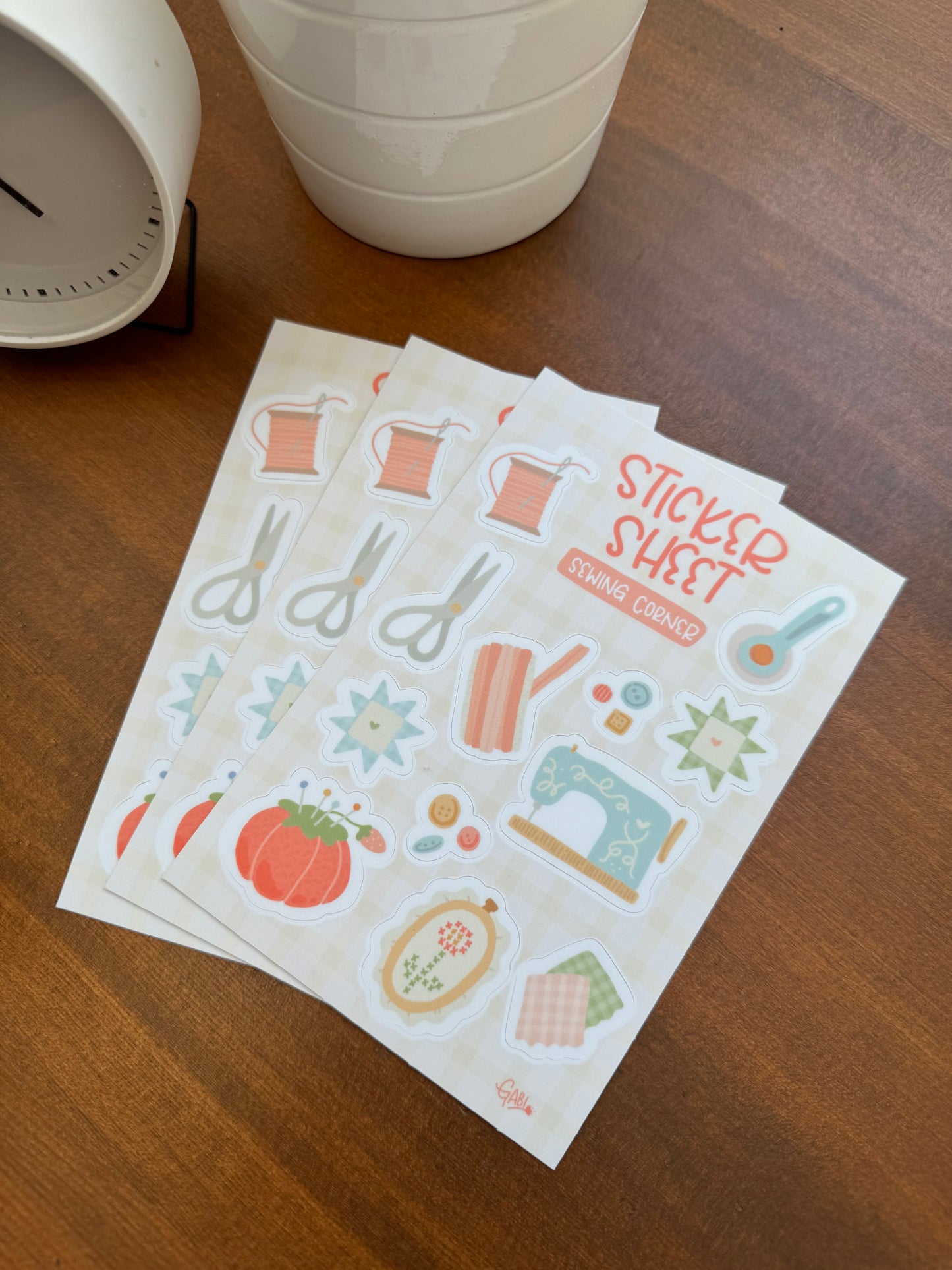 Sticker Sheet - Quilting Corner