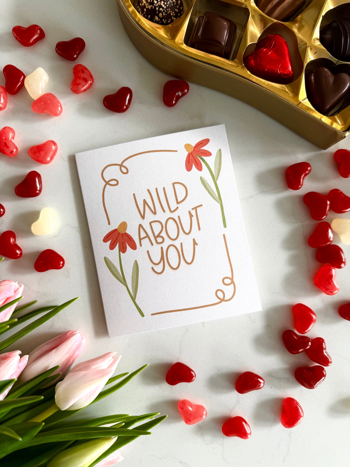 Wild About You - Valentine's Day Card