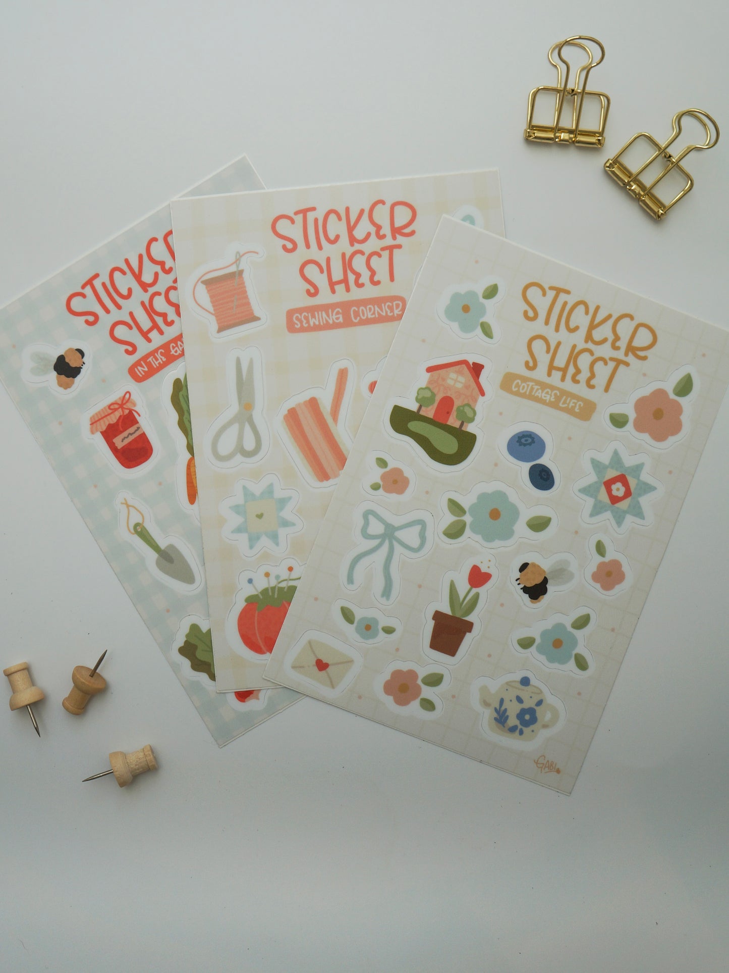 Sticker Sheet - In the Garden