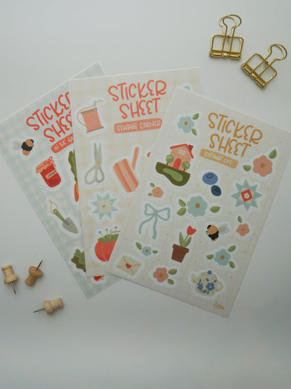 Sticker Sheet - In the Garden