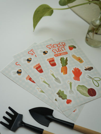 Sticker Sheet - In the Garden