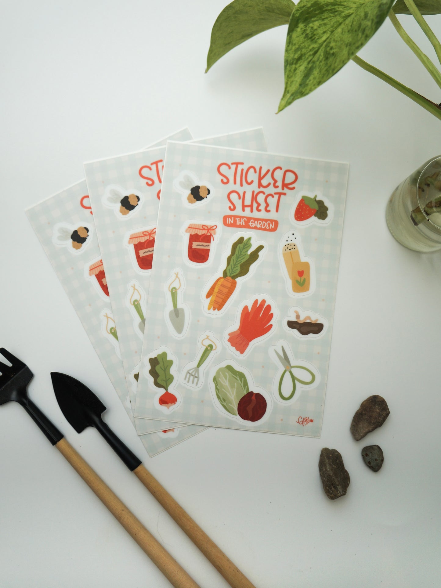 Sticker Sheet - In the Garden