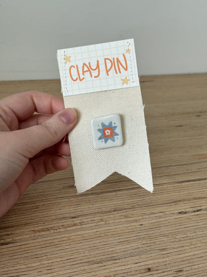 Clay Pin - Quilt Block