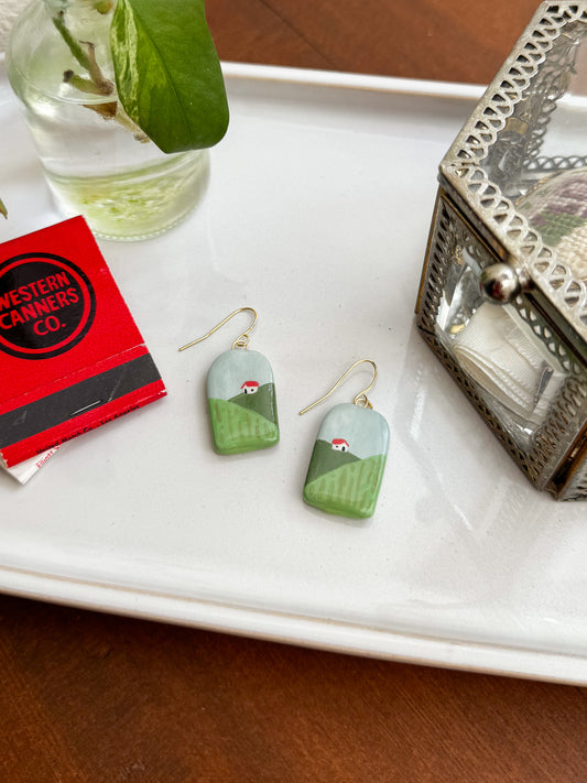 Clay Earrings - Small Paradise