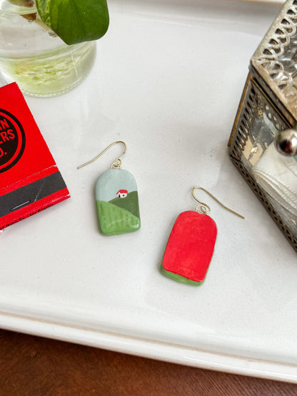 Clay Earrings - Small Paradise