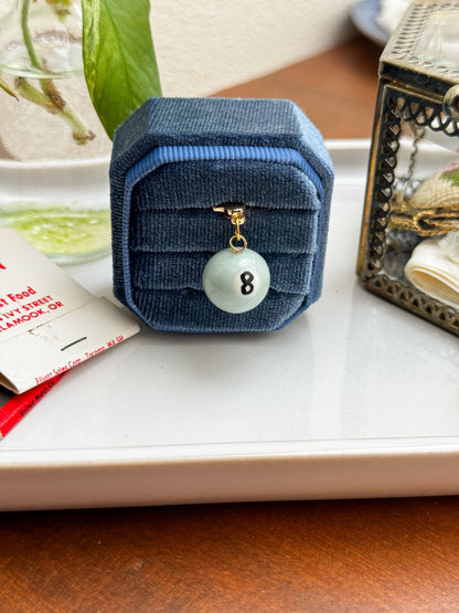 Clay Charm - 8 Ball
