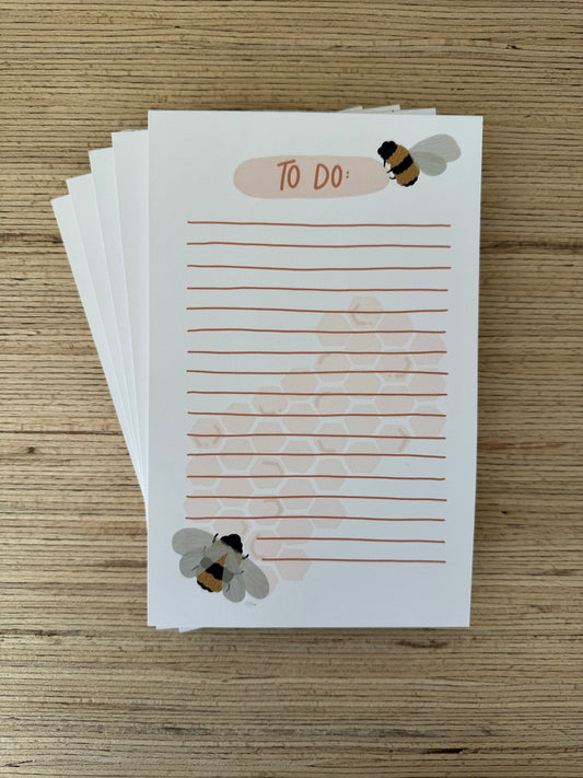 Honey Bee Notepad - Large