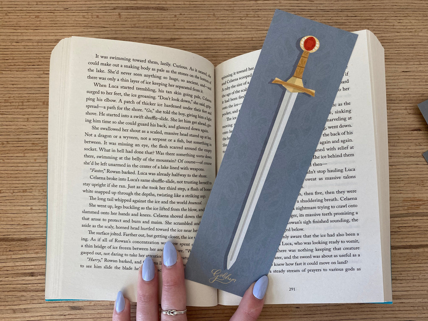 Goldryn Sword Bookmark