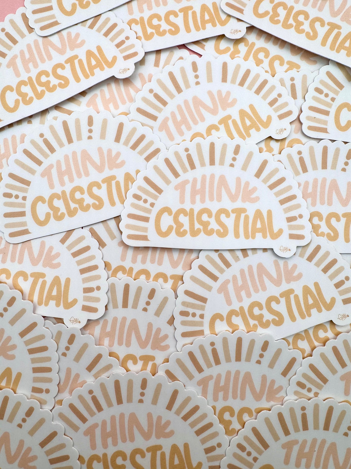 "Think Celestial" Vinyl Waterproof Sticker