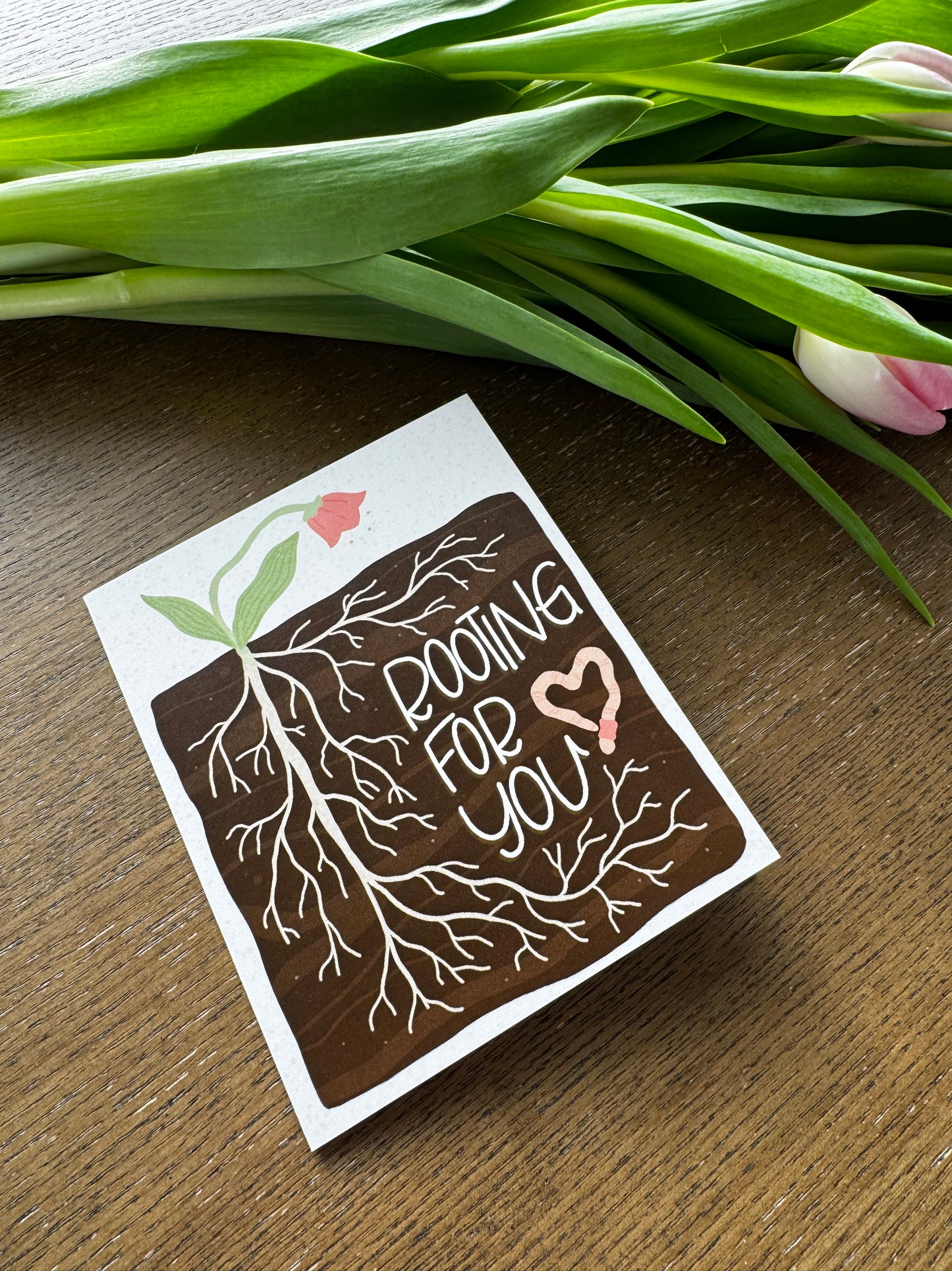 Rooting for You Greeting Card