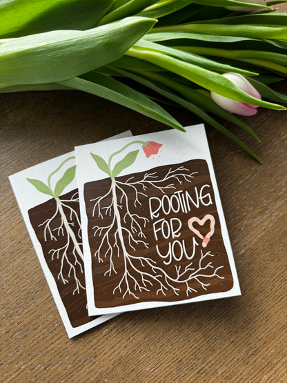Rooting for You Greeting Card