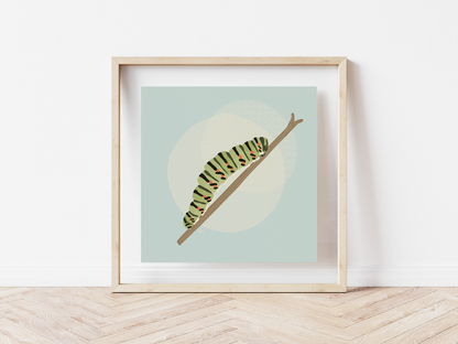 Caterpillar Original Art Print