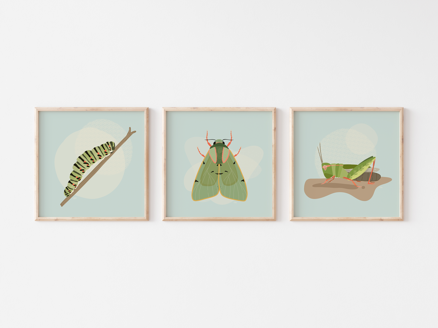 Grasshopper Original Art Print