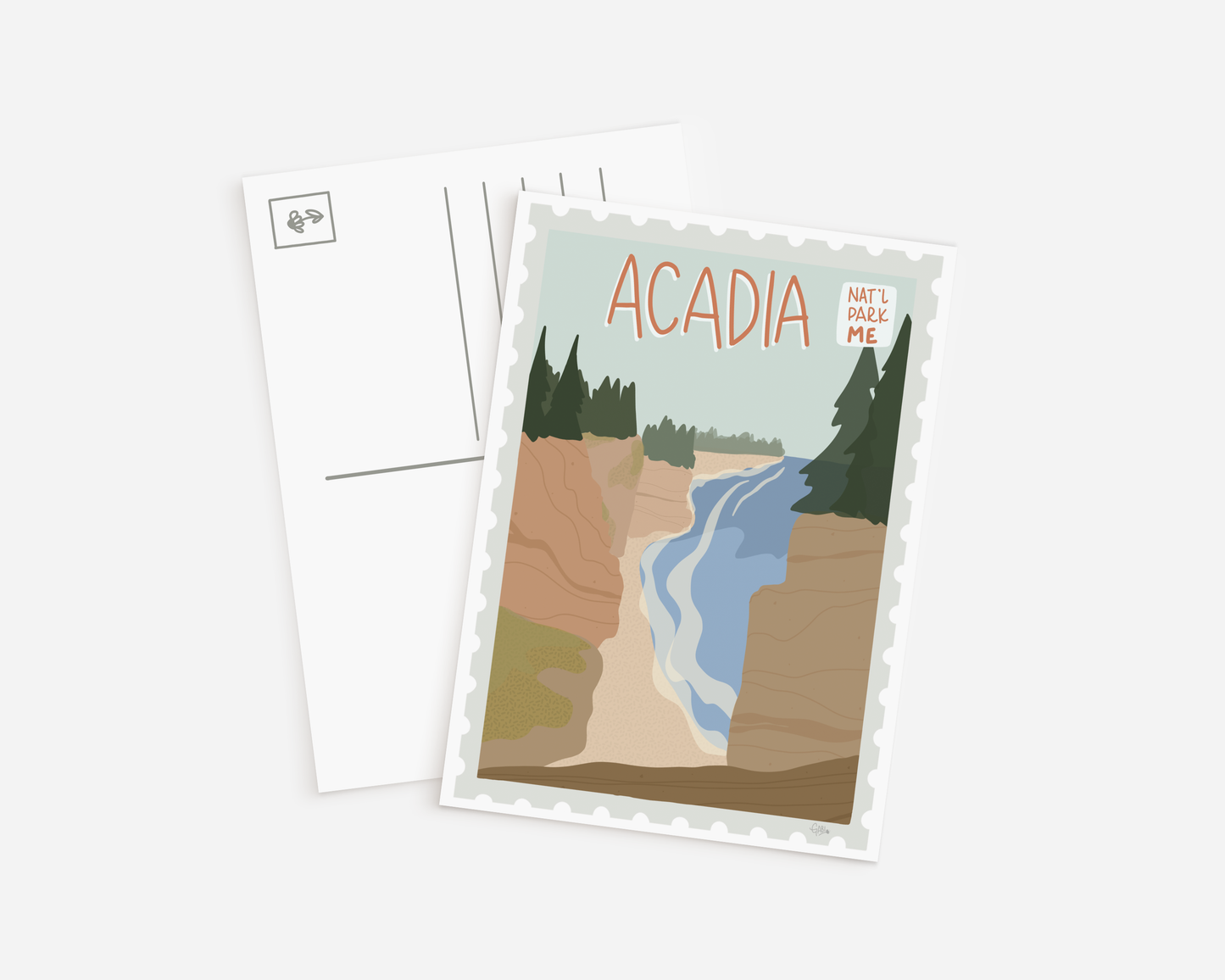 Acadia National Park Postcard