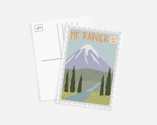 Mt. Rainier National Park Postcard