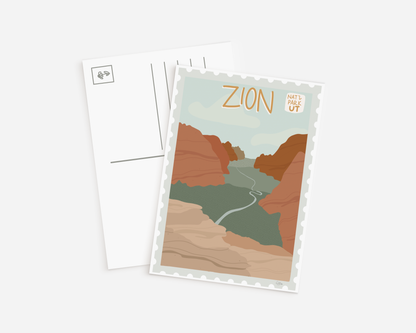 Zion National Park Postcard